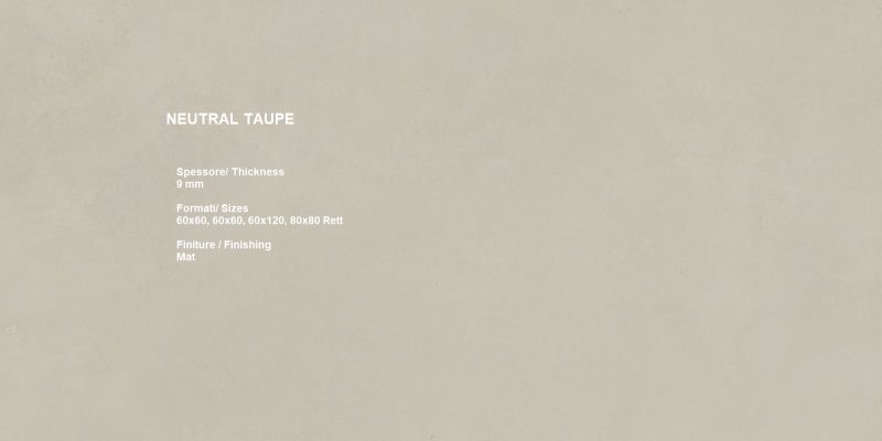NEUTRAL TAUPE